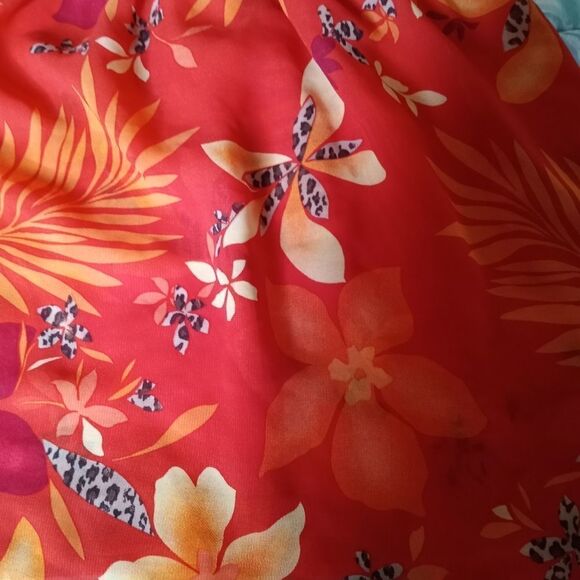 Secret Treasures XG(16-18) Straps Floral Print Boho Women's Top - Picture 4 of 7